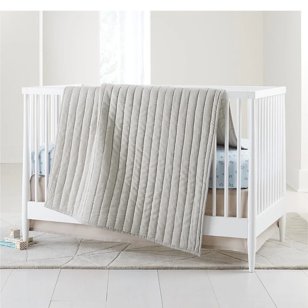 Crate&Barrel prevent skirt crib